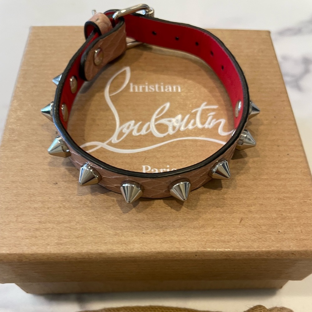 Loubilink studded link bracelet